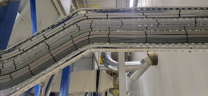 Industrial cable routing in the ATEX production installation